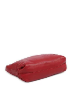 Elvira Sheep Natural M Umhängetasche Schafsleder dunkelrot