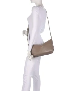 Elvira Sheep Natural M Umhängetasche Schafsleder taupe