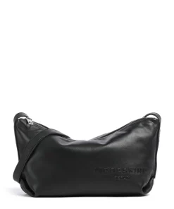 Elvira Sheep Natural M Umhängetasche Schafsleder schwarz