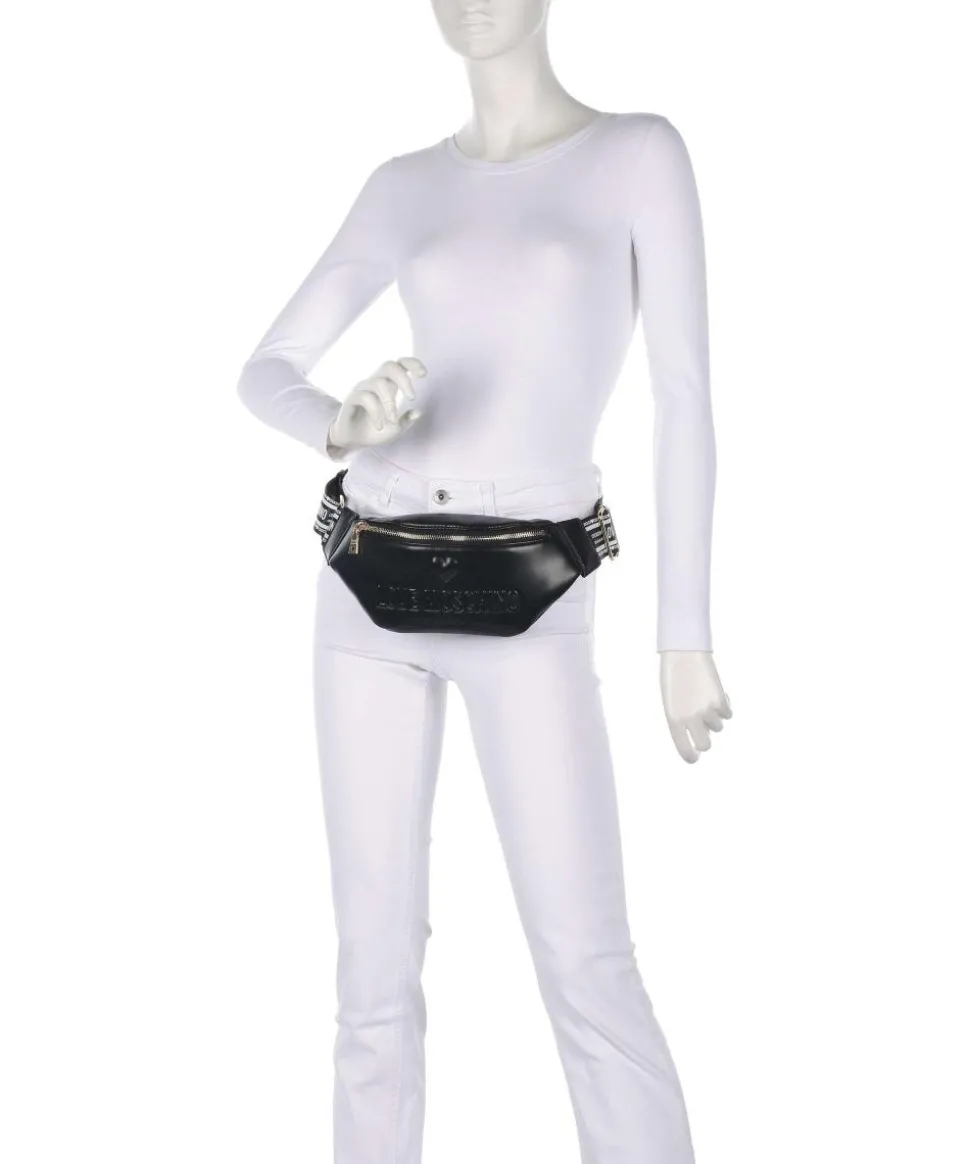 Ember Gürteltasche Lederimitat schwarz