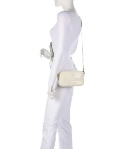 Ember Umhängetasche Lederimitat elfenbein