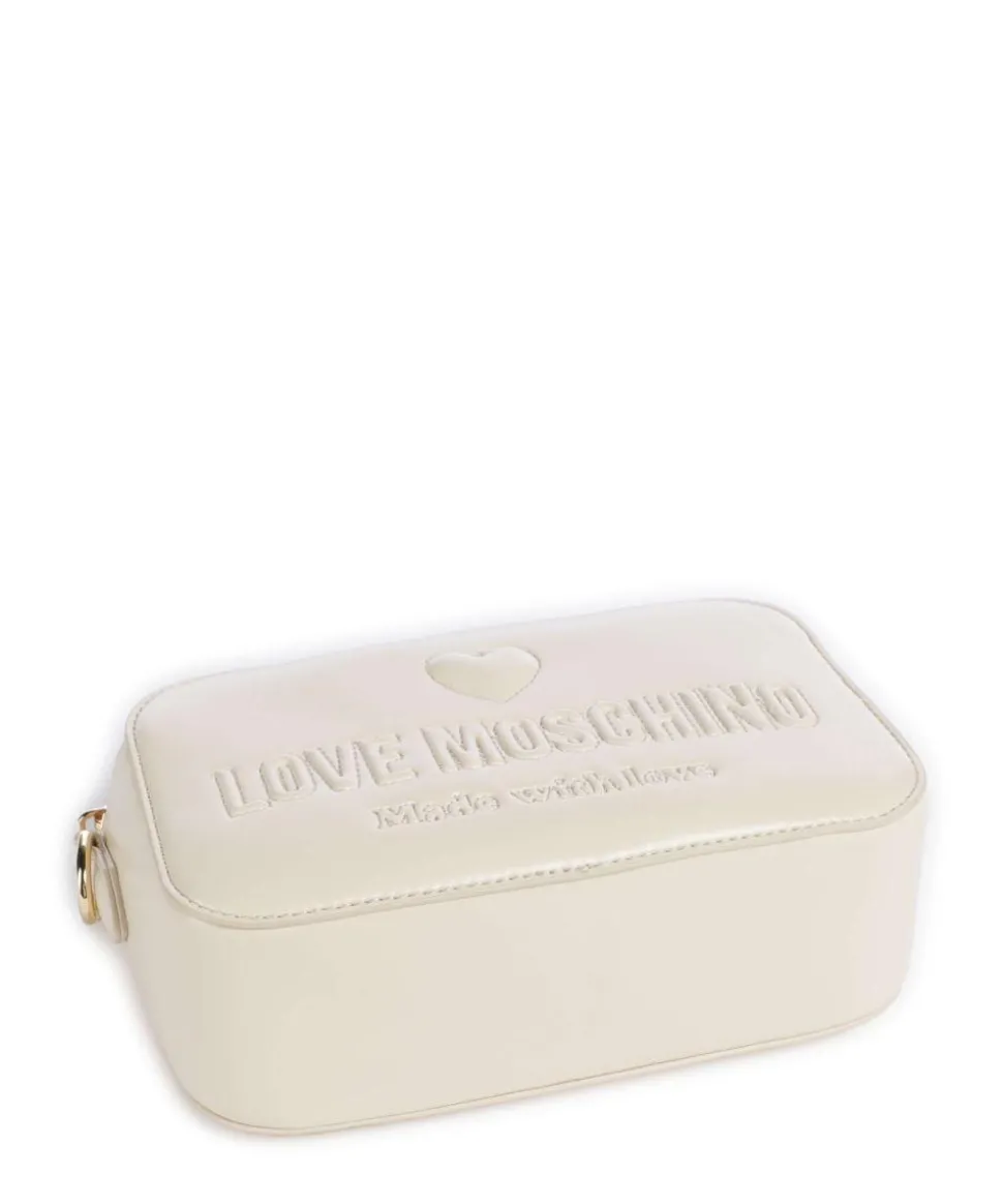 Ember Umhängetasche Lederimitat elfenbein