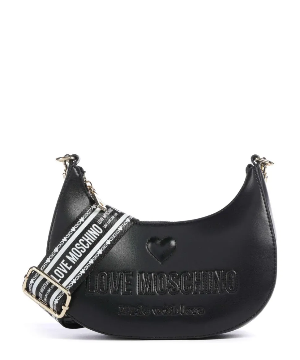 Ember Umhängetasche Lederimitat schwarz