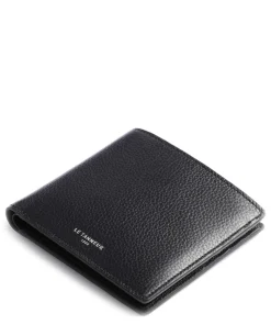 Emile Geldbörse genarbtes Leder schwarz