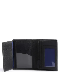 Emile Geldbörse genarbtes Leder schwarz