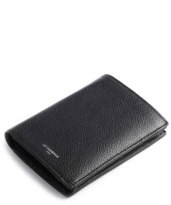 Emile Geldbörse genarbtes Leder schwarz