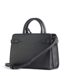 Emilie Handtasche genarbtes Leder schwarz