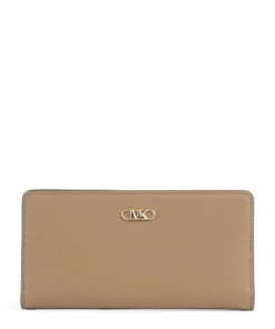 Empire Geldbörse genarbtes Leder hellbraun