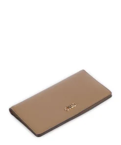 Empire Geldbörse genarbtes Leder hellbraun