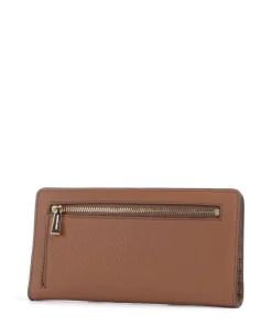 Empire Geldbörse genarbtes Leder braun