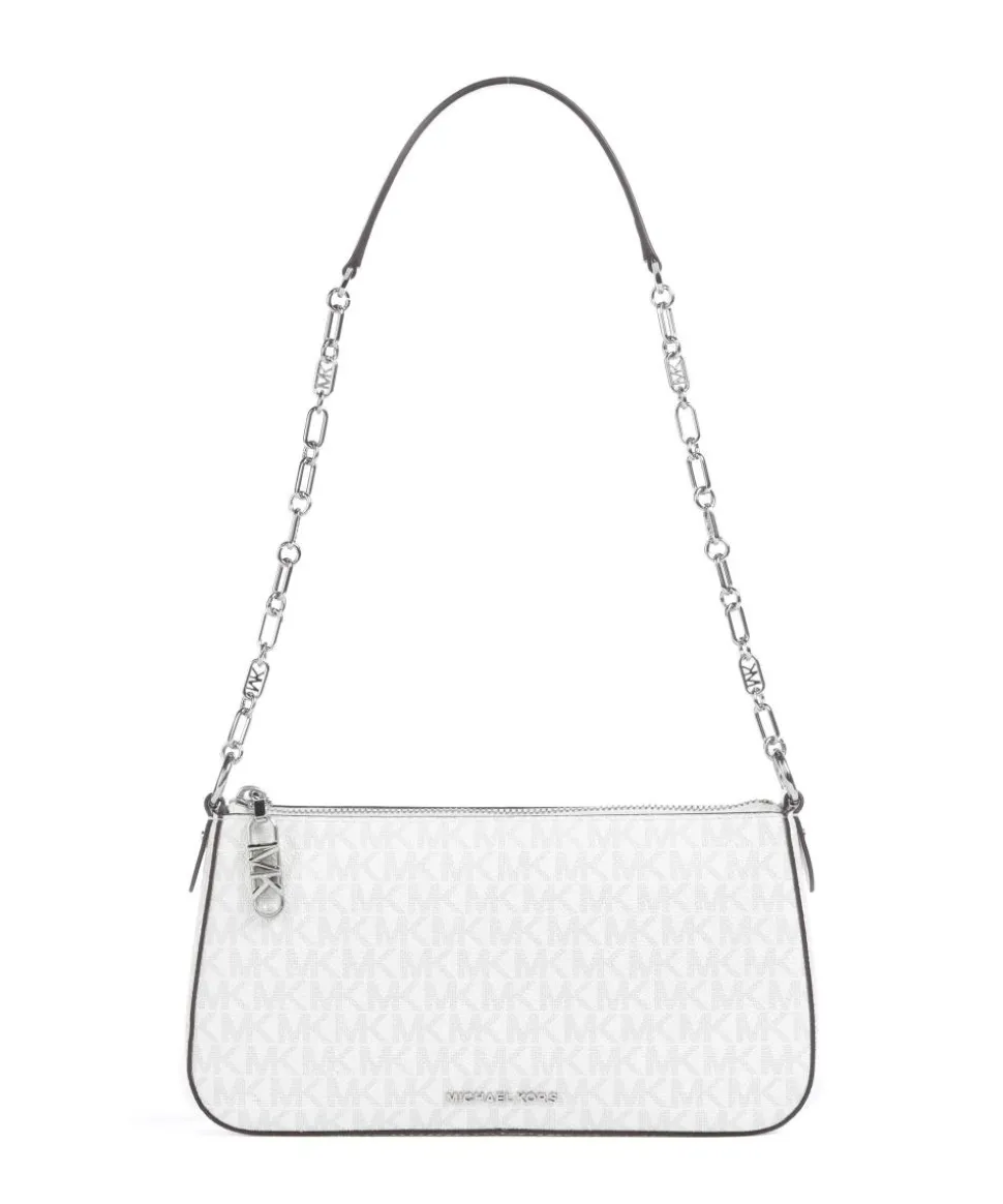 Empire Medium Schultertasche Lederimitat weiß