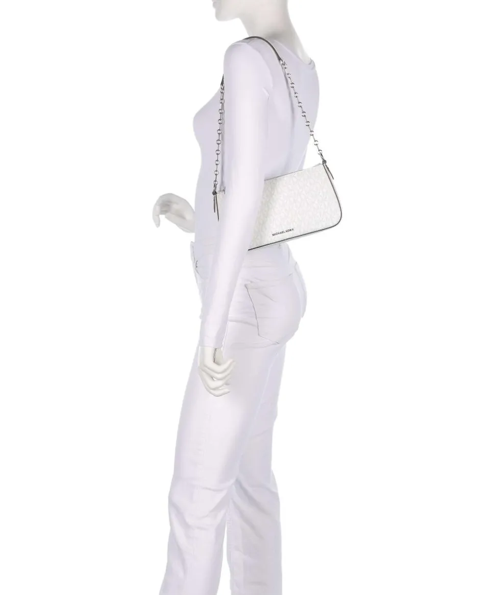 Empire Medium Schultertasche Lederimitat weiß