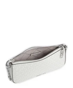 Empire Medium Schultertasche Lederimitat weiß