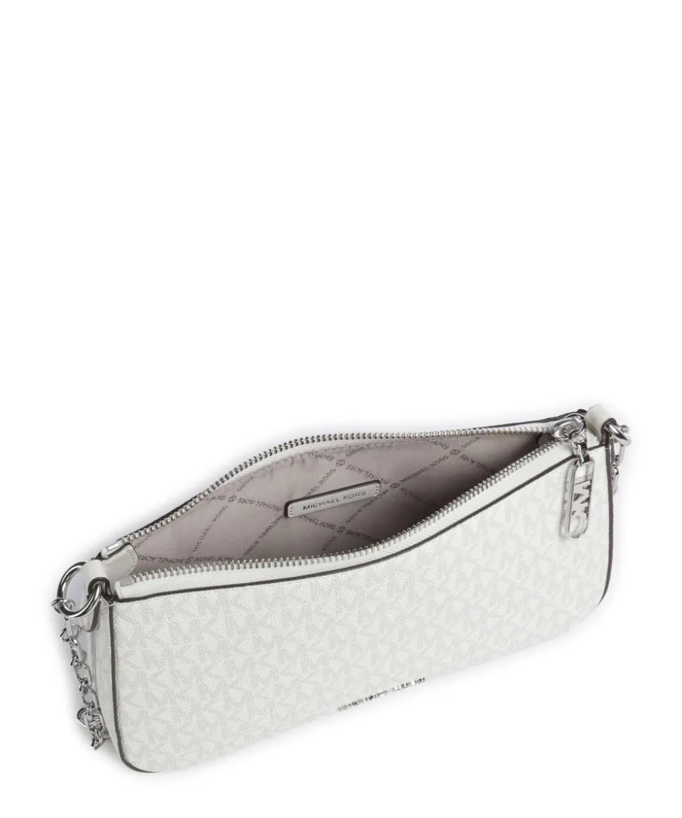 Empire Medium Schultertasche Lederimitat weiß