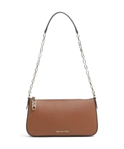 Empire Medium Schultertasche fein genarbtes Leder braun