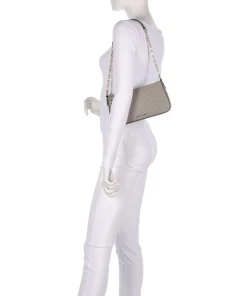 Empire Medium Schultertasche Lederimitat taupe