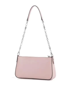 Empire Schultertasche fein genarbtes Leder rosa