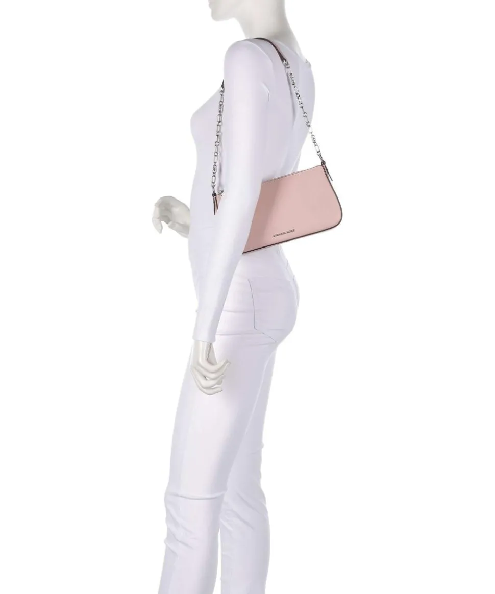 Empire Schultertasche fein genarbtes Leder rosa