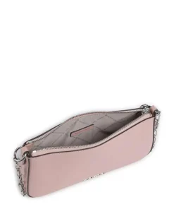 Empire Schultertasche fein genarbtes Leder rosa