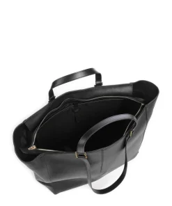 Enveloppe L Shopper 15″ genarbtes Rindsleder schwarz