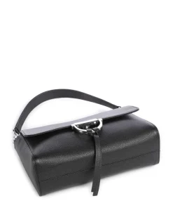 Epson Temi Schultertasche genarbtes Rindsleder schwarz