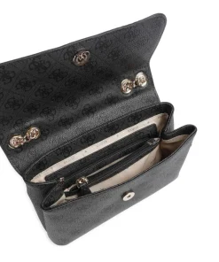 Erica Eco Schultertasche Lederimitat dunkelgrau