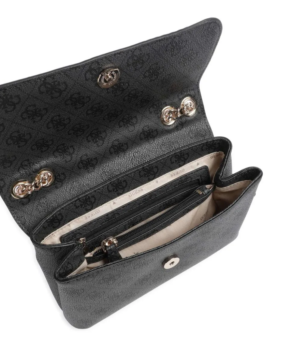 Erica Eco Schultertasche Lederimitat dunkelgrau