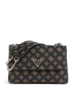 Erica Eco Schultertasche Lederimitat dunkelbraun