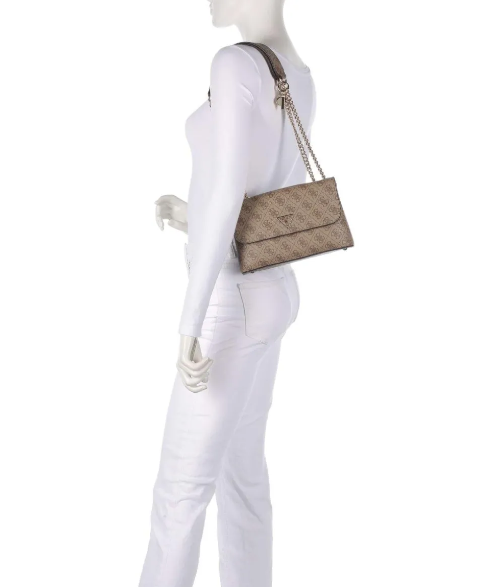 Erica Eco Schultertasche Lederimitat hellbraun