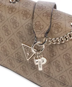 Erica Eco Schultertasche Lederimitat hellbraun