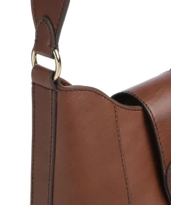 Erica Shopper fein genarbtes Rindsleder braun