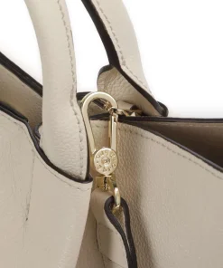 Erson Essential Handtasche genarbtes Leder creme