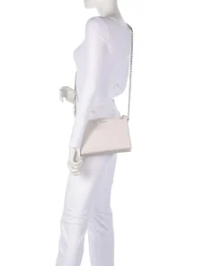 Esille Umhängetasche Lackleder elfenbein