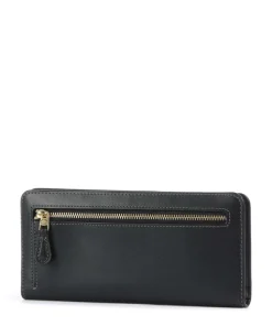 Essential Geldbörse fein genarbtes Leder schwarz