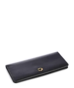 Essential Geldbörse fein genarbtes Leder schwarz