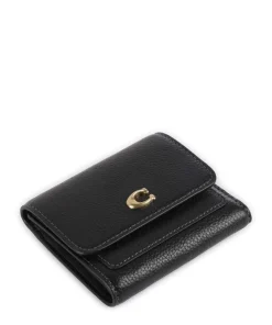 Essential Geldbörse genarbtes Rindsleder schwarz