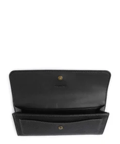 Essential Geldbörse genarbtes Rindsleder schwarz