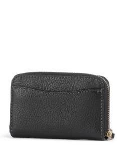 Essential Kreditkartenetui genarbtes Leder schwarz