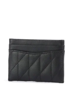 Essential Pillow Kreditkartenetui fein genarbtes Leder schwarz