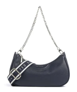 Essiy Schultertasche fein genarbtes Rindsleder navy