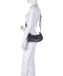 Essiy Schultertasche fein genarbtes Rindsleder navy