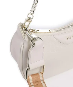 Essiy Schultertasche fein genarbtes Rindsleder elfenbein