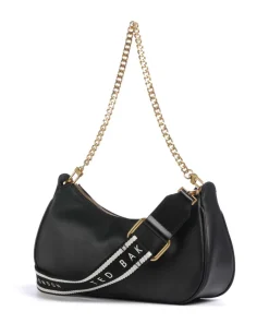 Essiy Schultertasche fein genarbtes Rindsleder schwarz