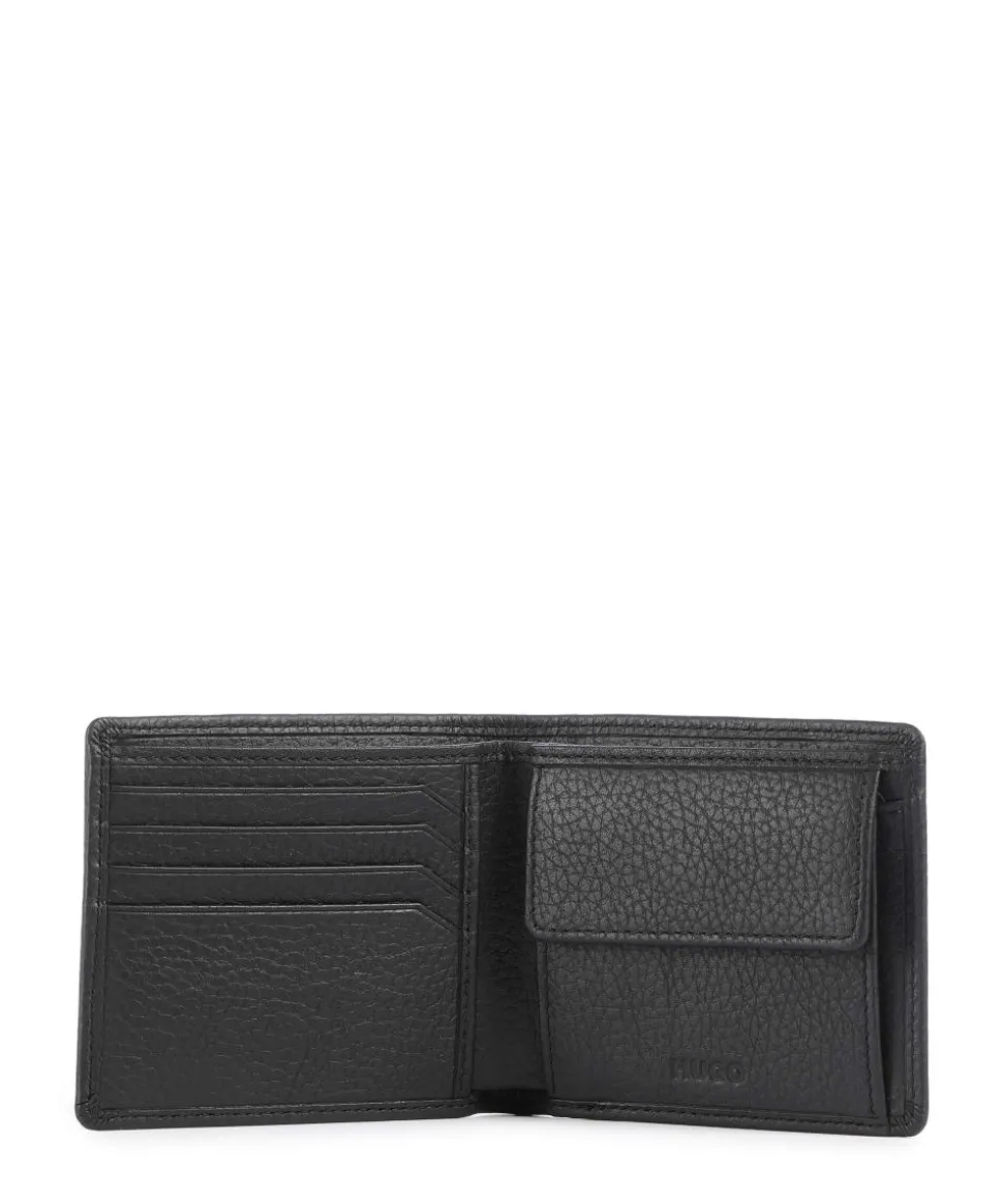 Ethon Geldbörse genarbtes Rindsleder schwarz