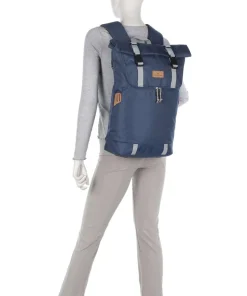 Euro Christopher Rolltop Rucksack 15″ recyceltes Polyester blau