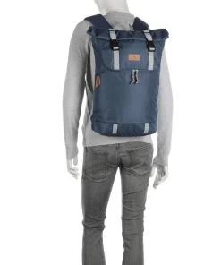 Euro Christopher Rolltop Rucksack 15″ recyceltes Polyester blau