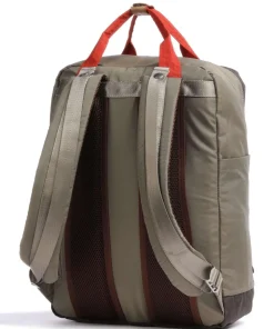 Euro Macaroon Rucksack 15″ recyceltes Polyester beige/braun