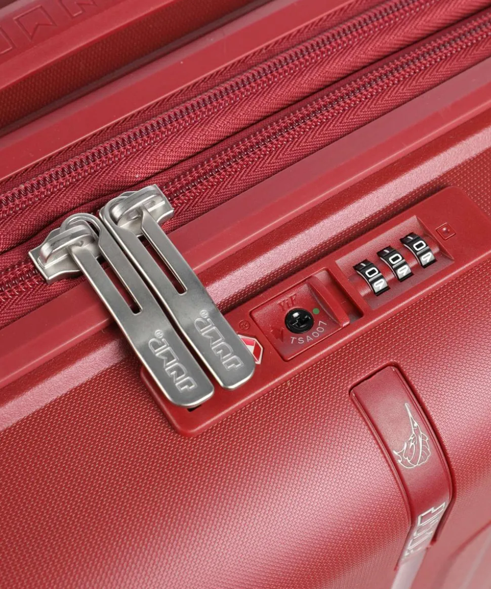 Evae 4-Rollen Trolley dunkelrot 55 cm