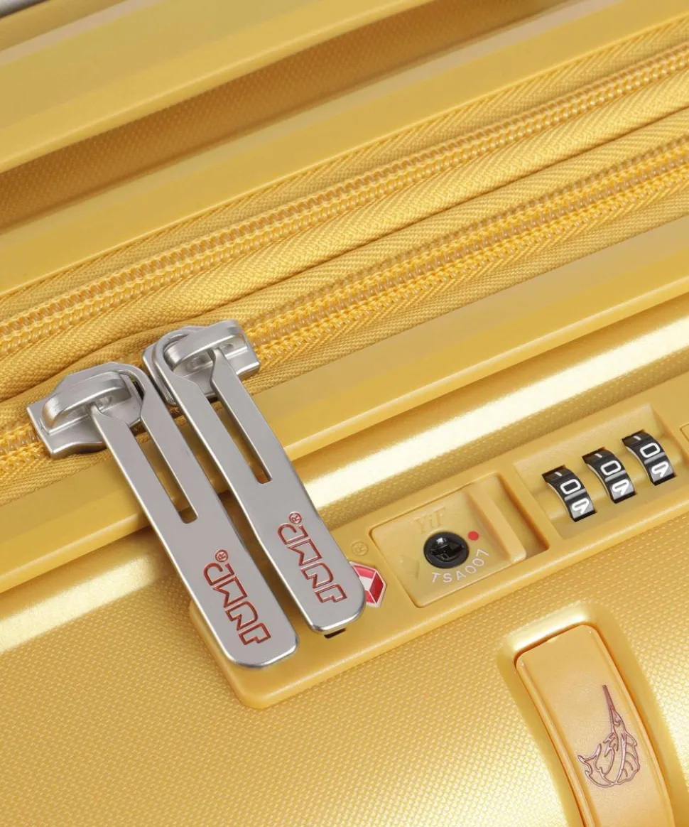 Evae 4-Rollen Trolley gelb 55 cm