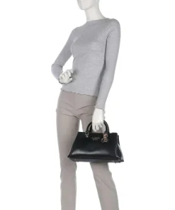 Evelune Handtasche Lederimitat schwarz